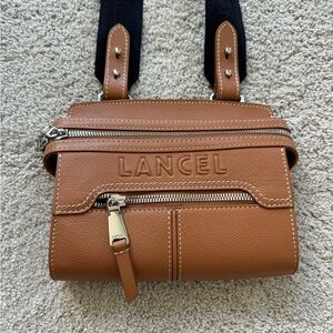 Lancel French Crossbody Leather Bag
